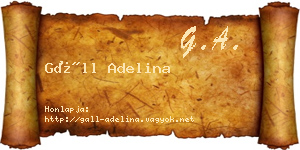 Gáll Adelina névjegykártya